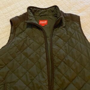 Coleman quilted vest, full zipper
